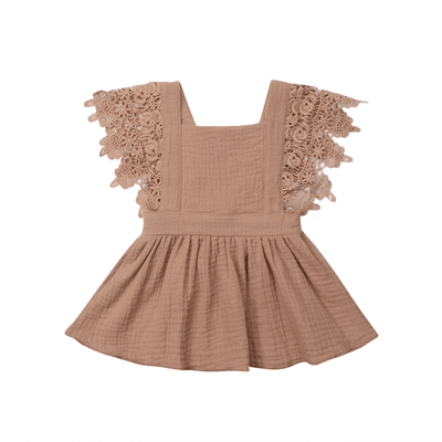 Megan Pink Lace Dress