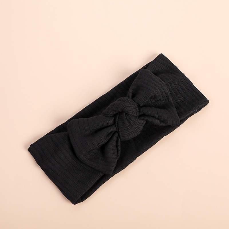 Black Cotton Headband