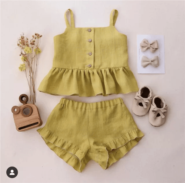 Green Pretty Frills