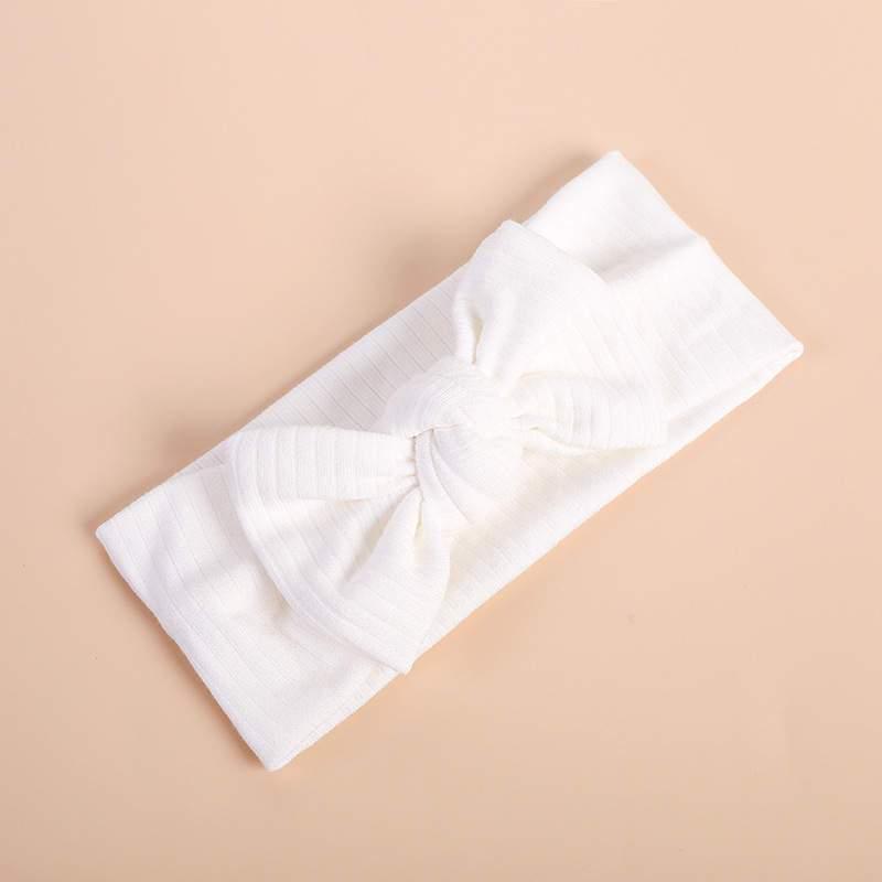 White Cotton Headband