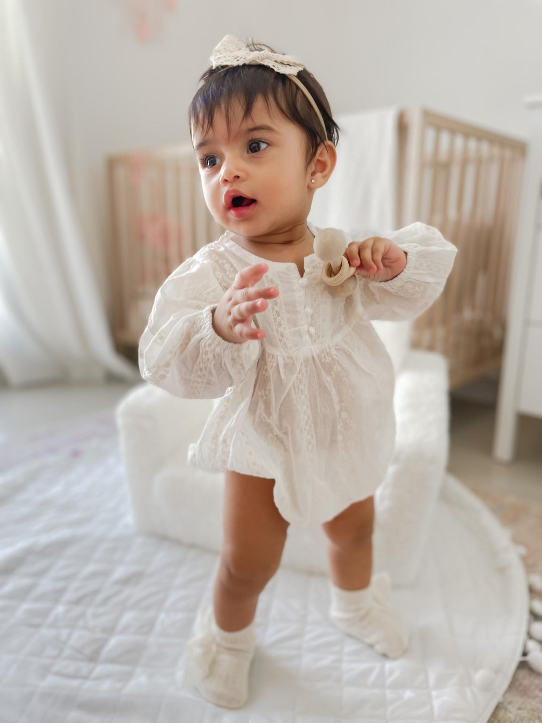 White Louisa Romper | Image 6