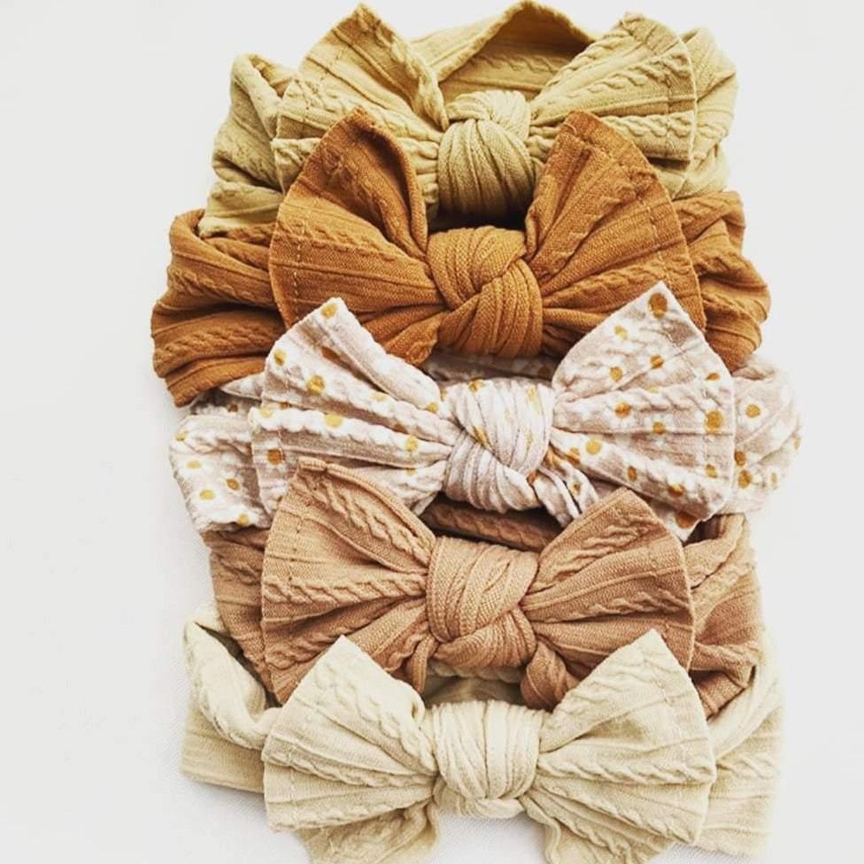 Bow Headbands -Sand Set | Image 1