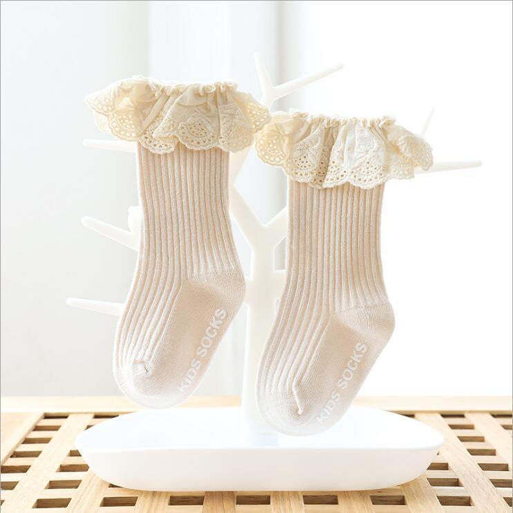 Pink Pretty Frills Socks | Image 3