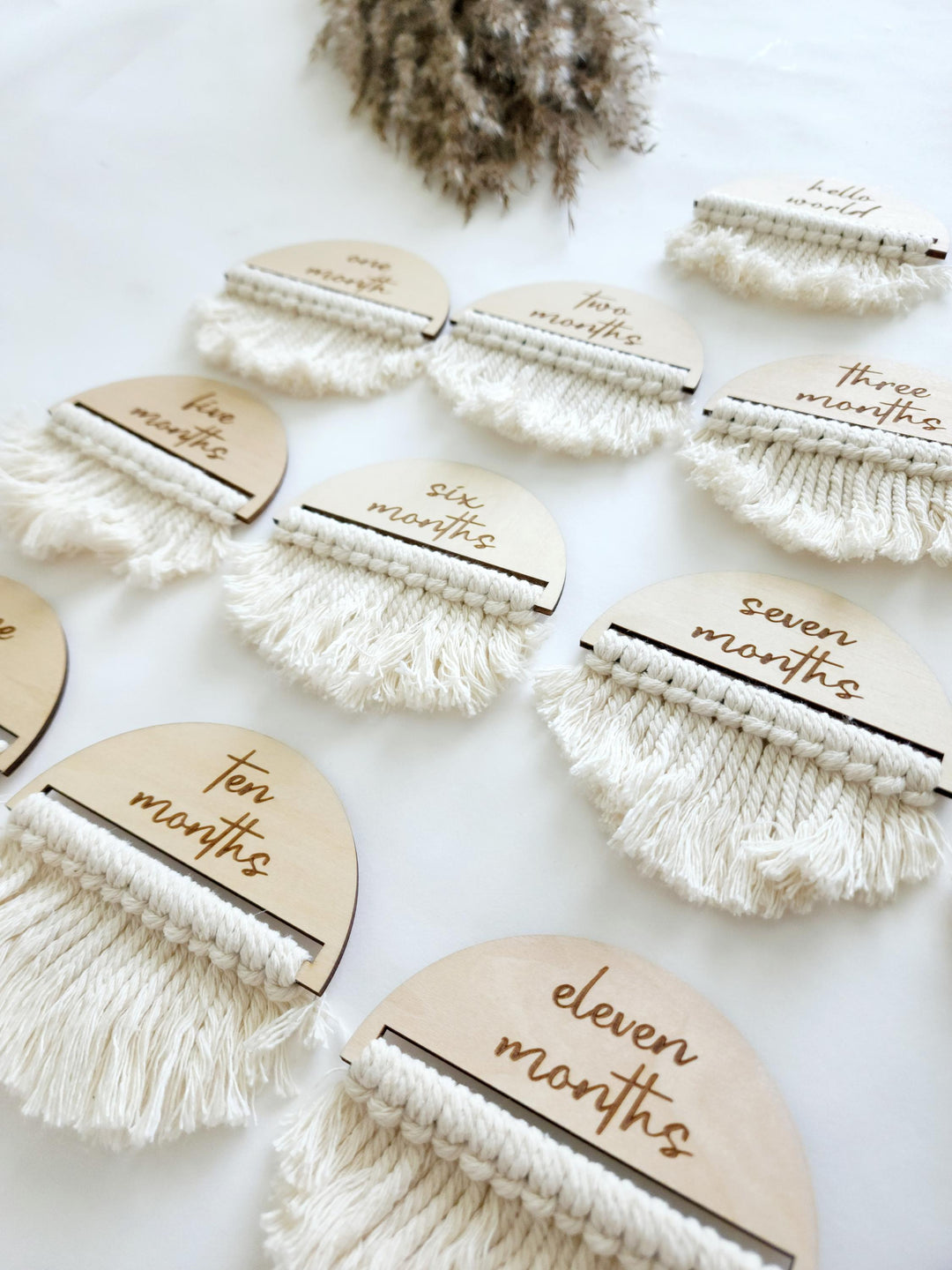 Macrame Milestone Discs | Image 6