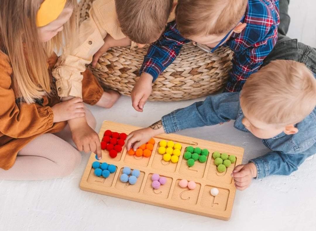Count Board Little Giggles Learn to Count Board for Kids