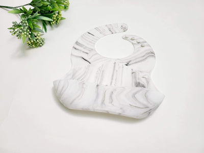 Marble Silicone Bib