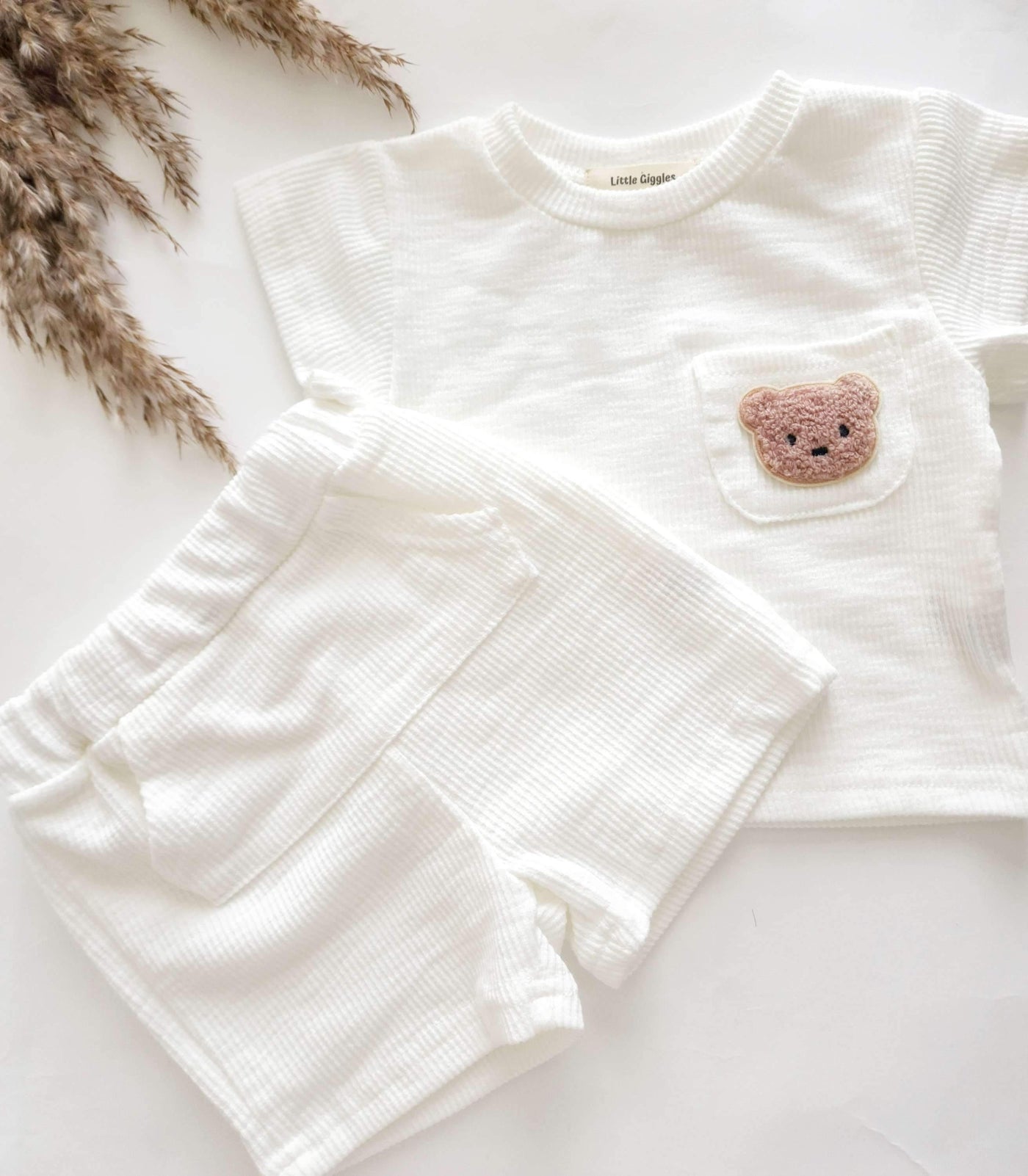 Teddy White Short Set | Image 6