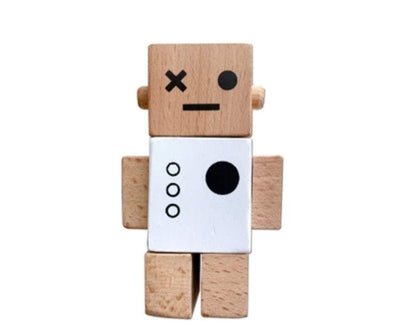 White Wooden Robot