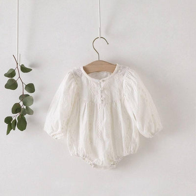 White Louisa Romper | Image 9