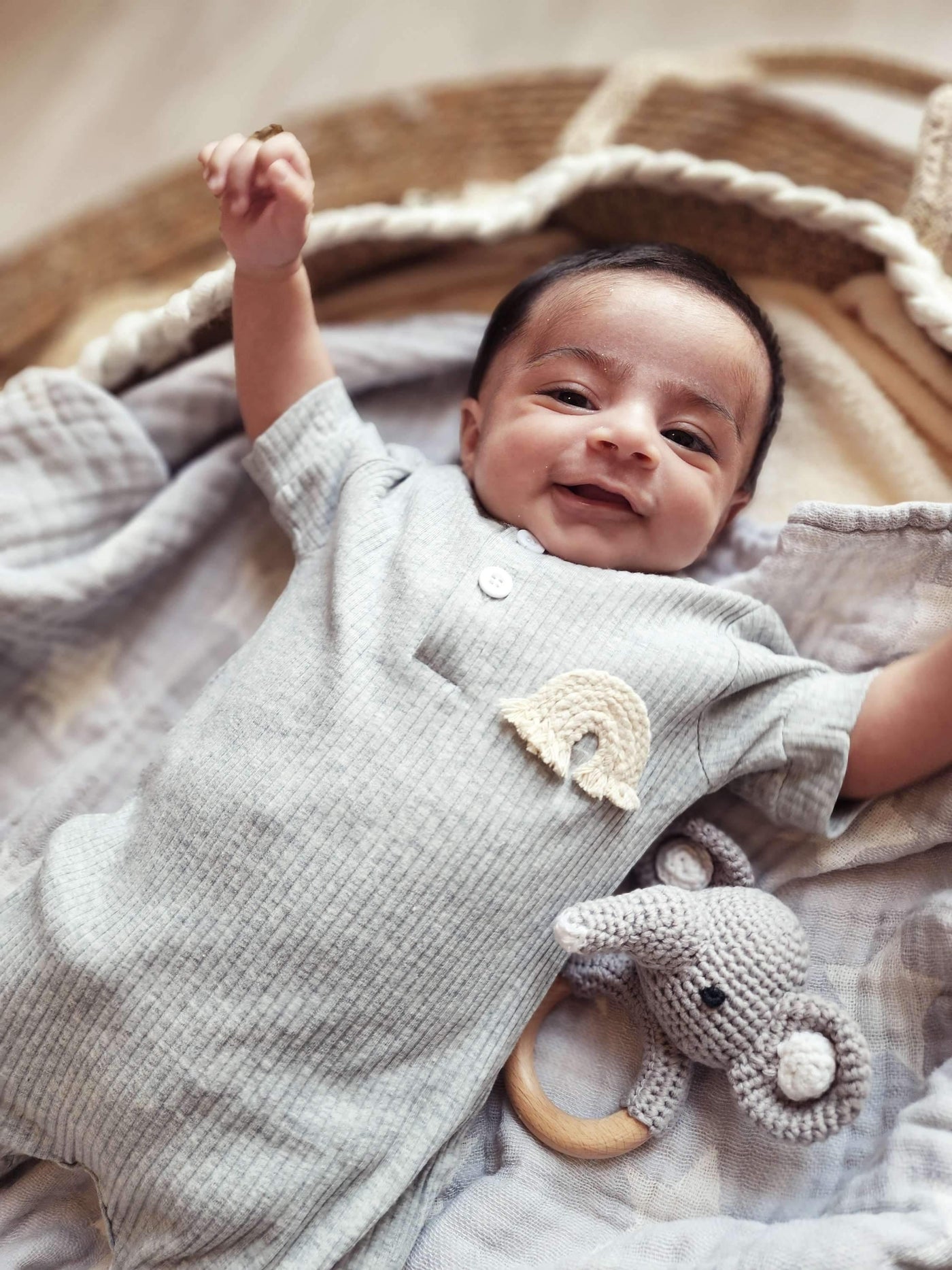 Grey Happy Rainbow Outfit | Image 6