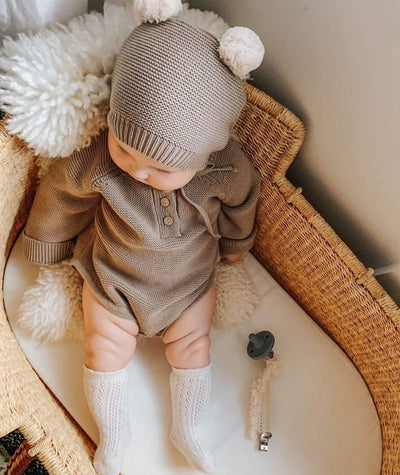 Brown Teddy Romper | Image 1