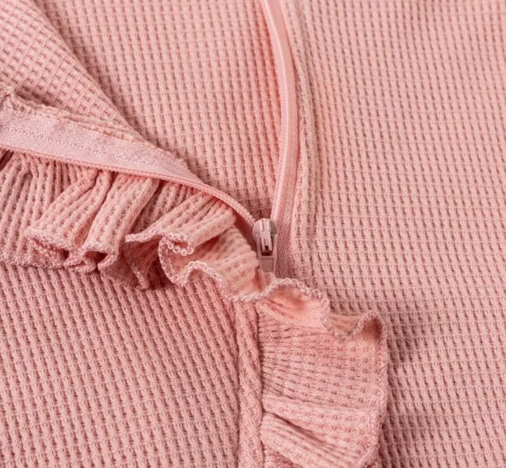 Pretty Ruffles Pink Romper | Image 4