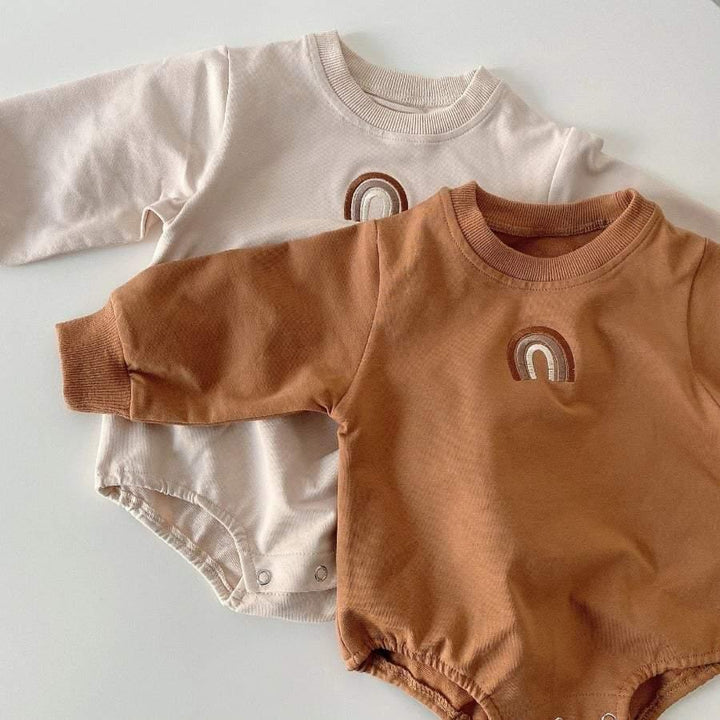 Boho Rainbow Romper Set | Image 1 | Little Giggles
