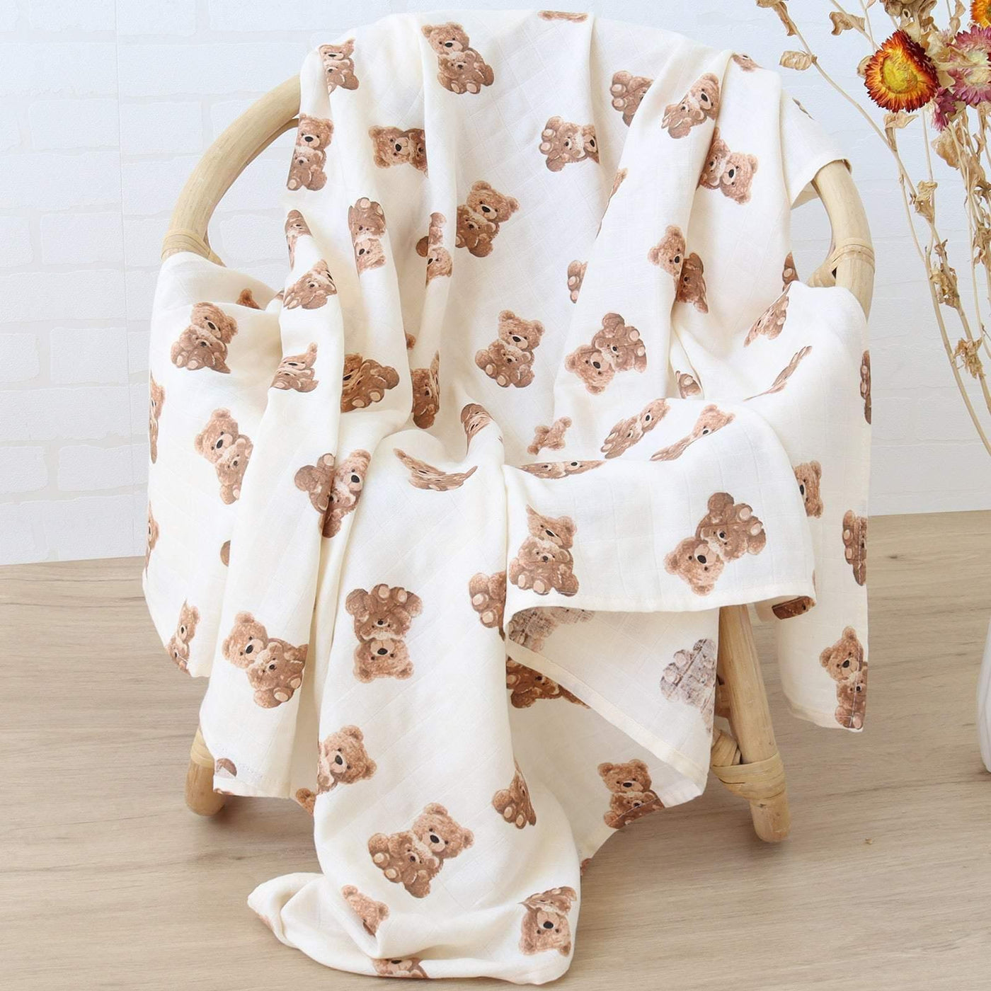 Teddy Muslin-Swaddle Set  | Image 1