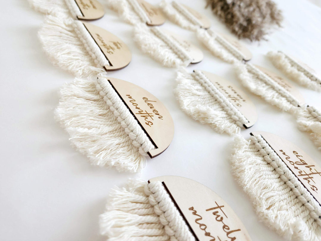 Macrame Milestone Discs | Image 4