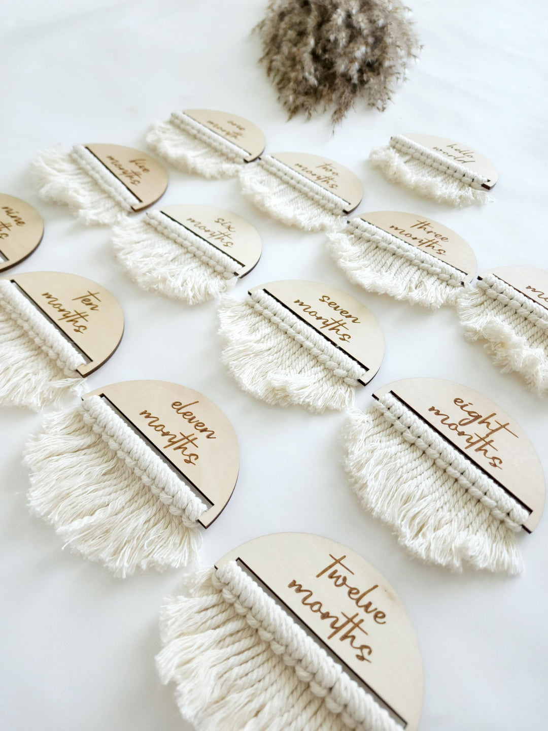 Macrame Milestone Discs | Image 1