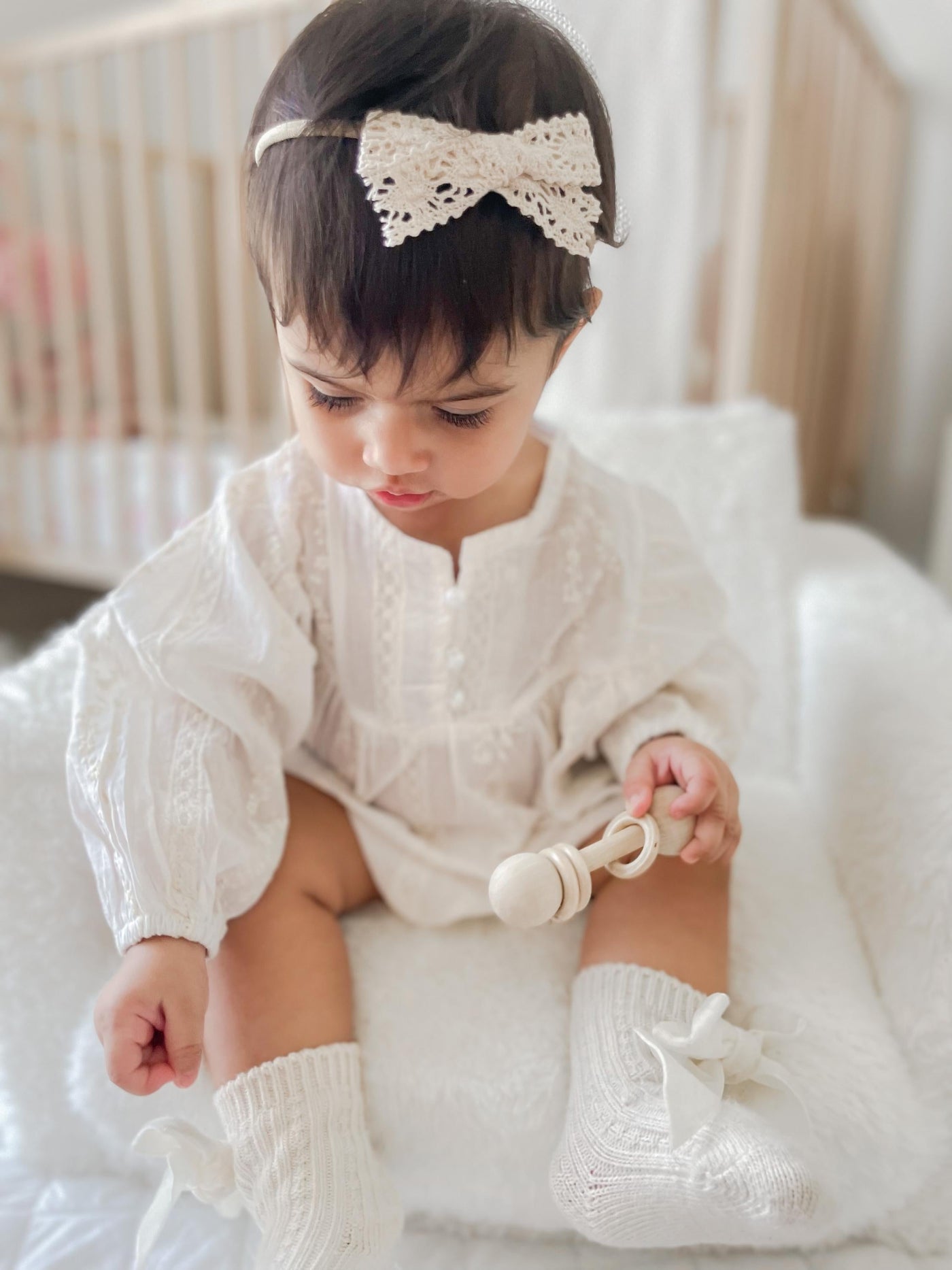 White Louisa Romper | Image 2
