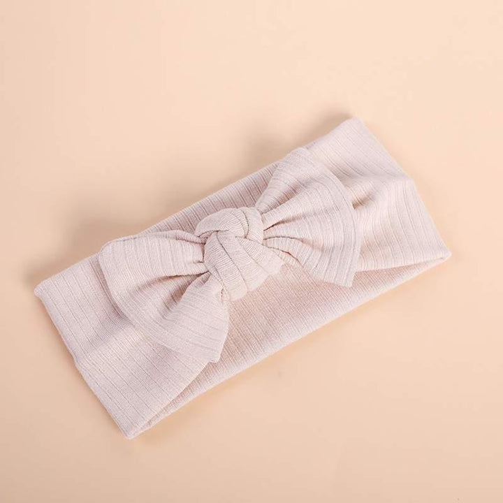 Beige Cotton Headband