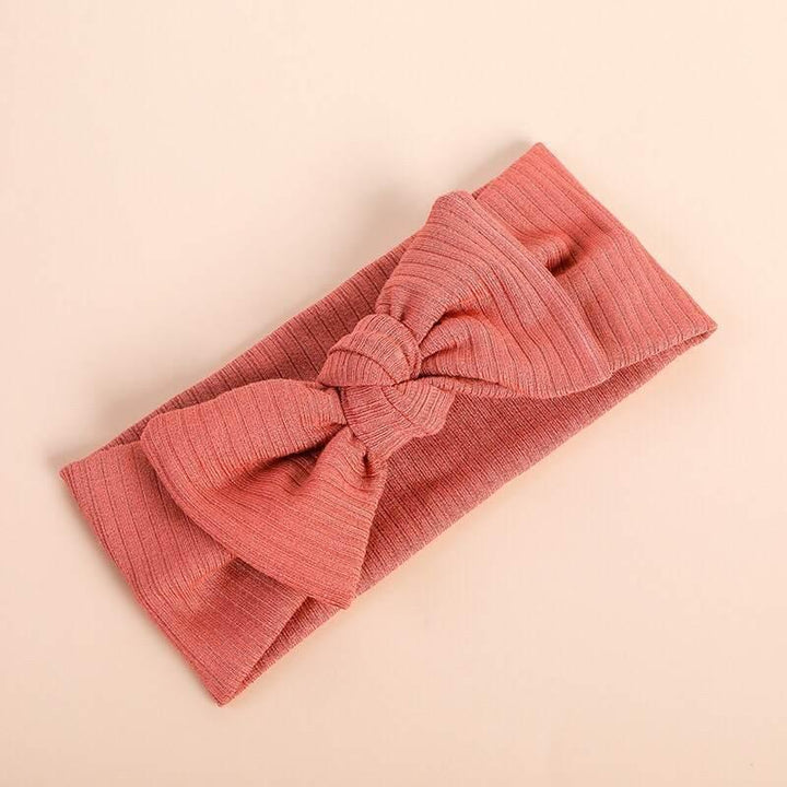 Dark Coral Cotton Headband