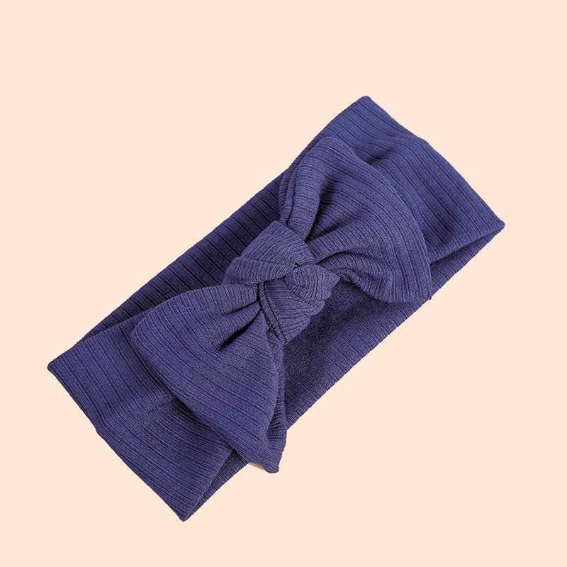 Dark Blue Cotton Headband
