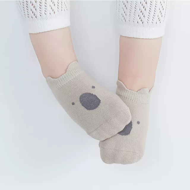 Beige Bear Socks | Little Giggles