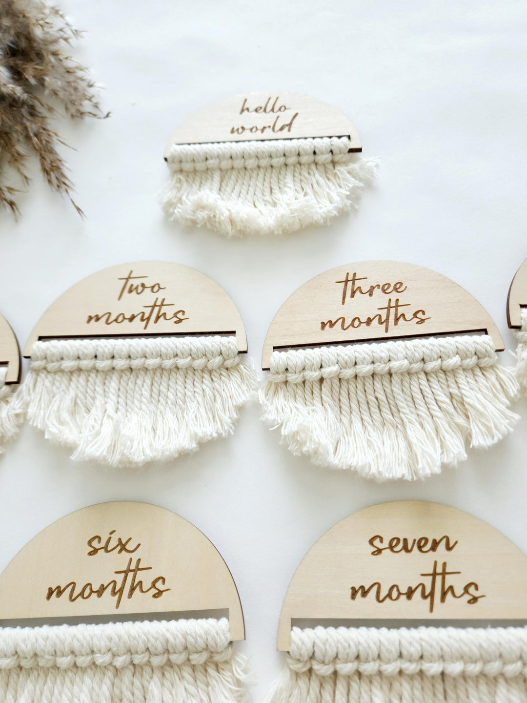 Macrame Milestone Discs | Image 3