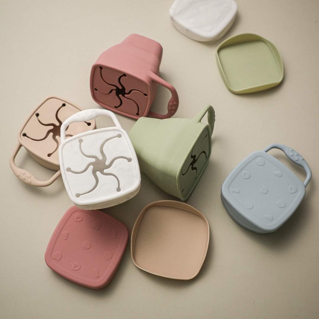 Silicone Foldable Snack Cup | Image 1