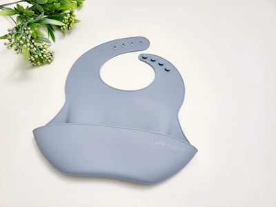 Blue Silicone Bib