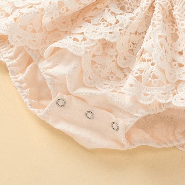 Lace Drawstring Romper | Image 7