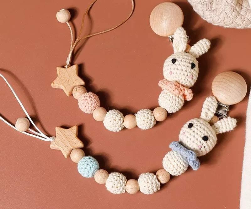 Bunny Pacifier Clips
