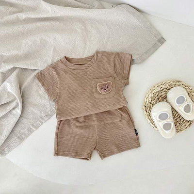 Teddy Brown Short Set | Image 3
