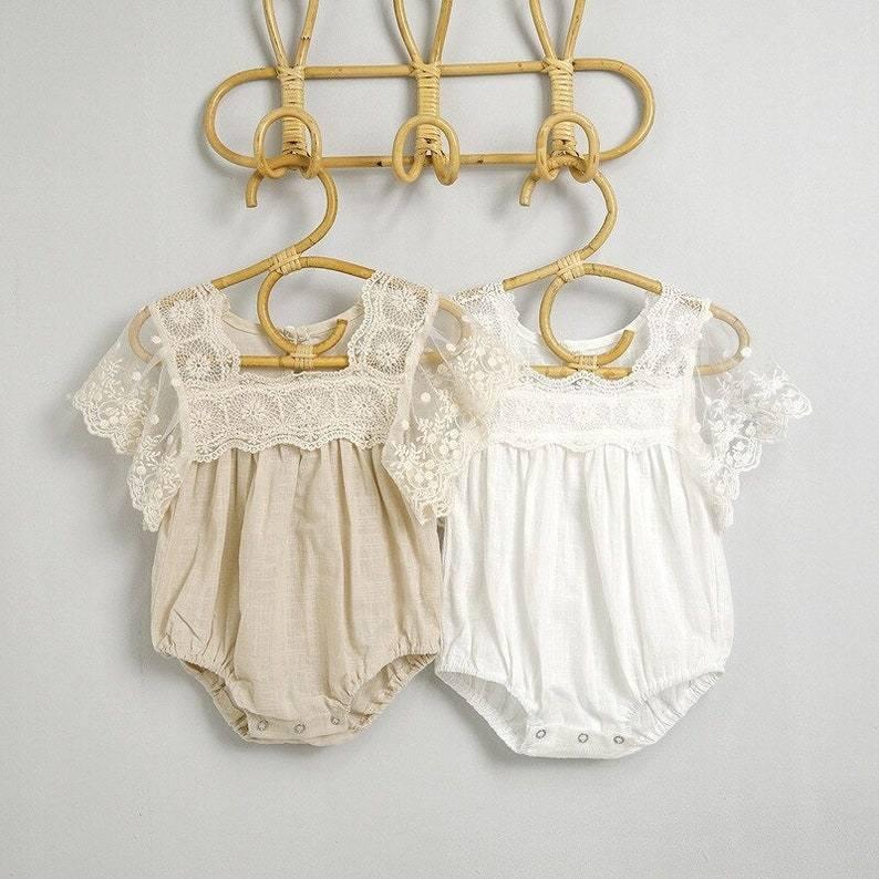 Rosie Lace Rompers | Image 1