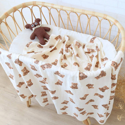 Teddy Muslin-Swaddle Set  | Image 2