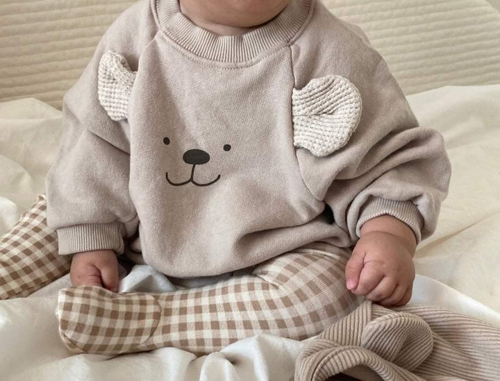 Kid Wearing Beary Romper | Little Giggles