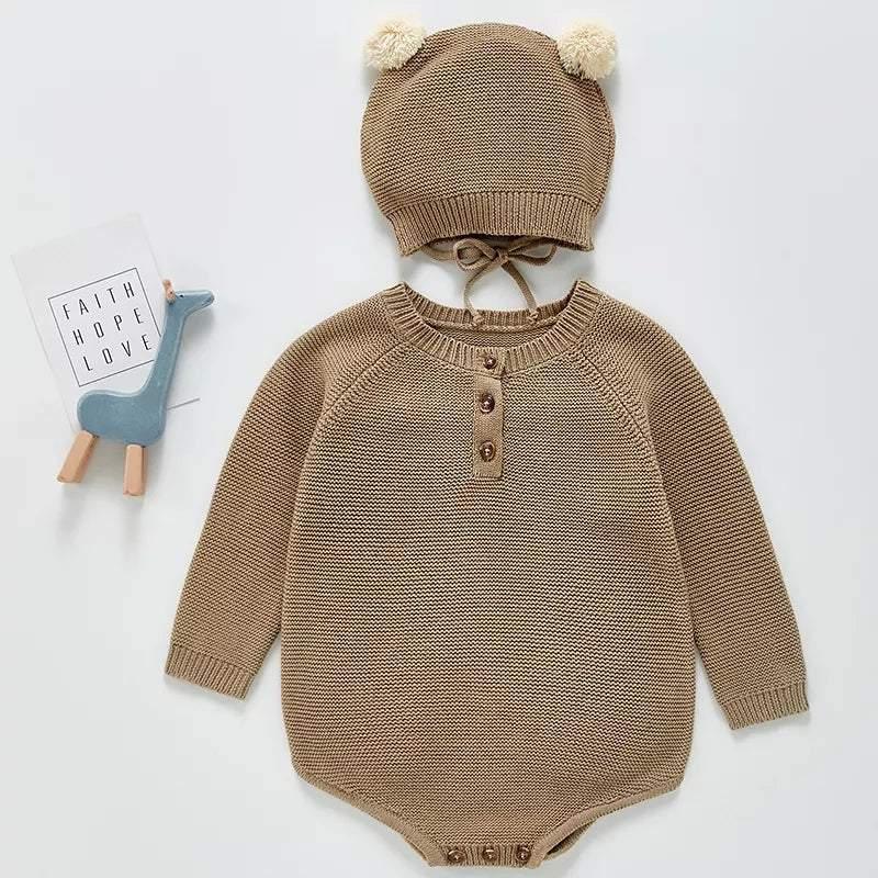 Brown Teddy Romper | Image 2