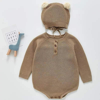 Brown Teddy Romper | Image 2