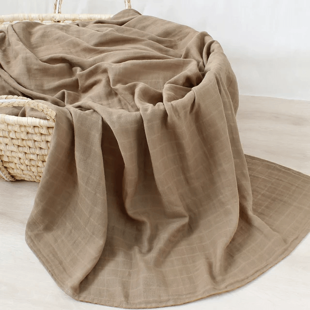 Brown Swaddle-Muslin