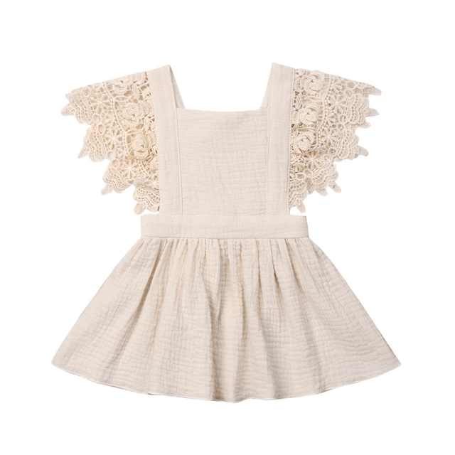 Megan Cream Lace Dress | Image 2