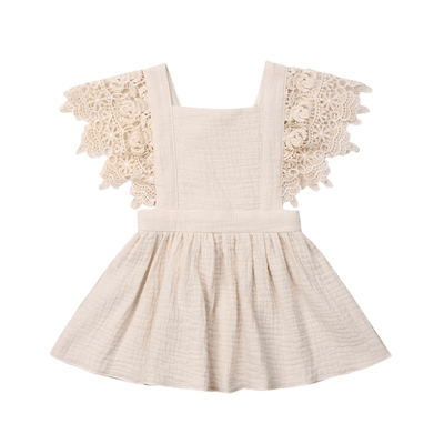 Megan Cream Lace Dress | Image 2