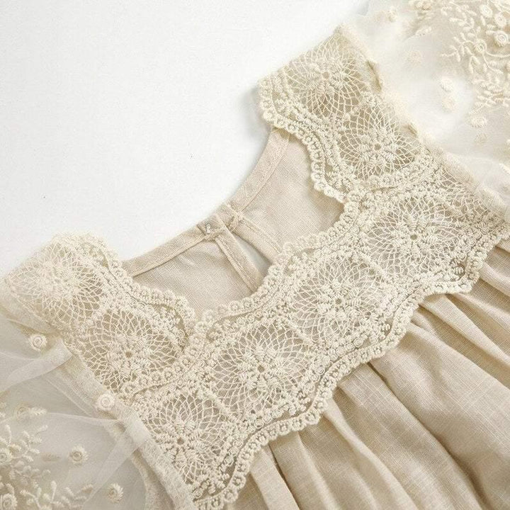 Rosie Cream Lace Romper | Image 5