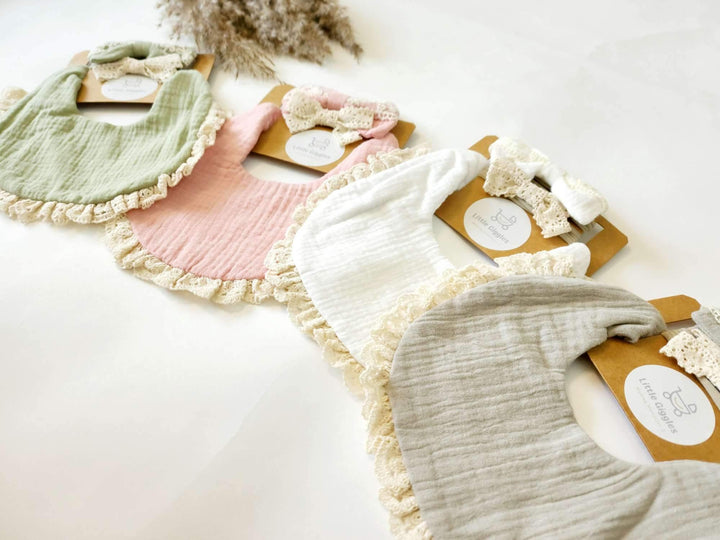 Lace Bib and Headband Set | Image 3