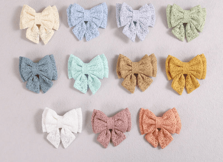 Ana Lace Hairclips | Little Giggles