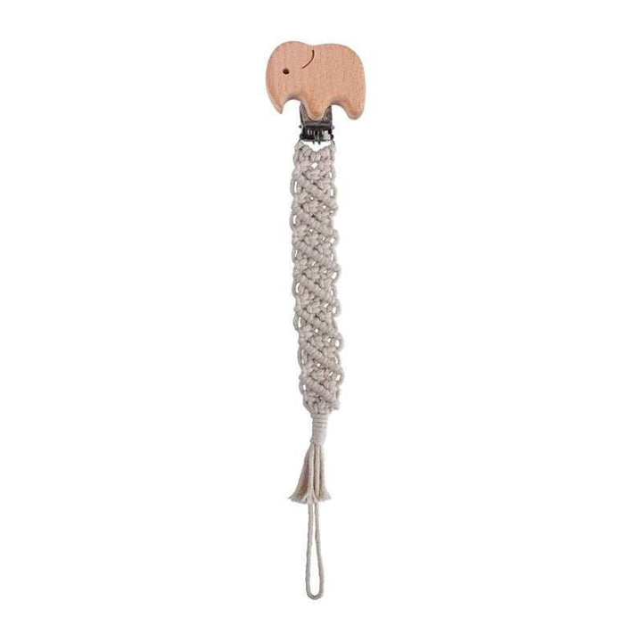 Elephant Pacifier Clip | Little Giggles
