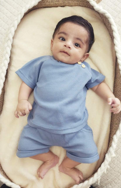 Frankie Blue Short Set | Image 2