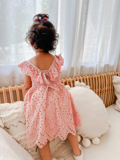 Pink Ayleen Dress by Little Giggles