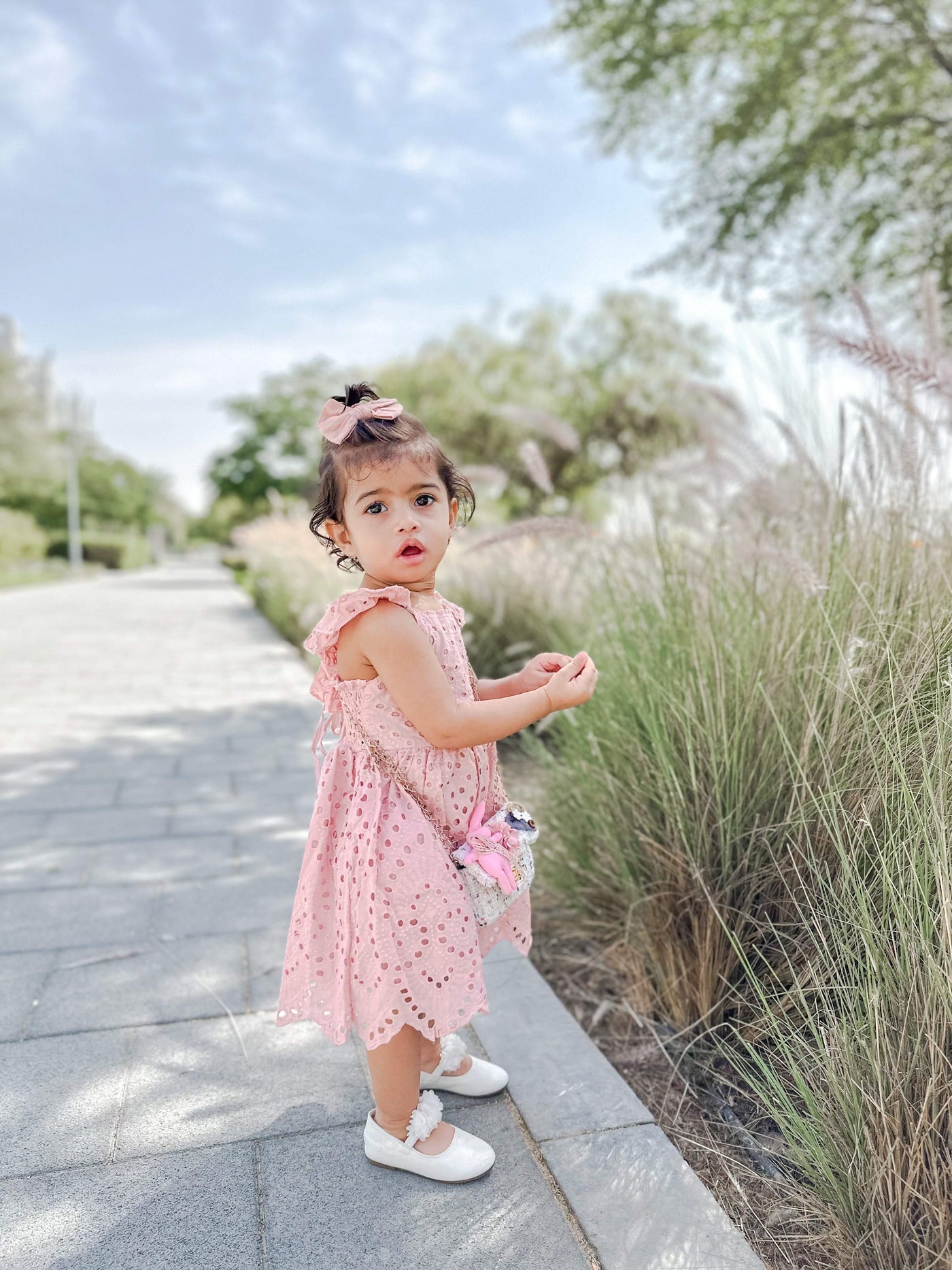 Pink Ayleen Dress for Little Girls