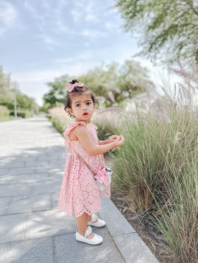 Pink Ayleen Dress for Little Girls