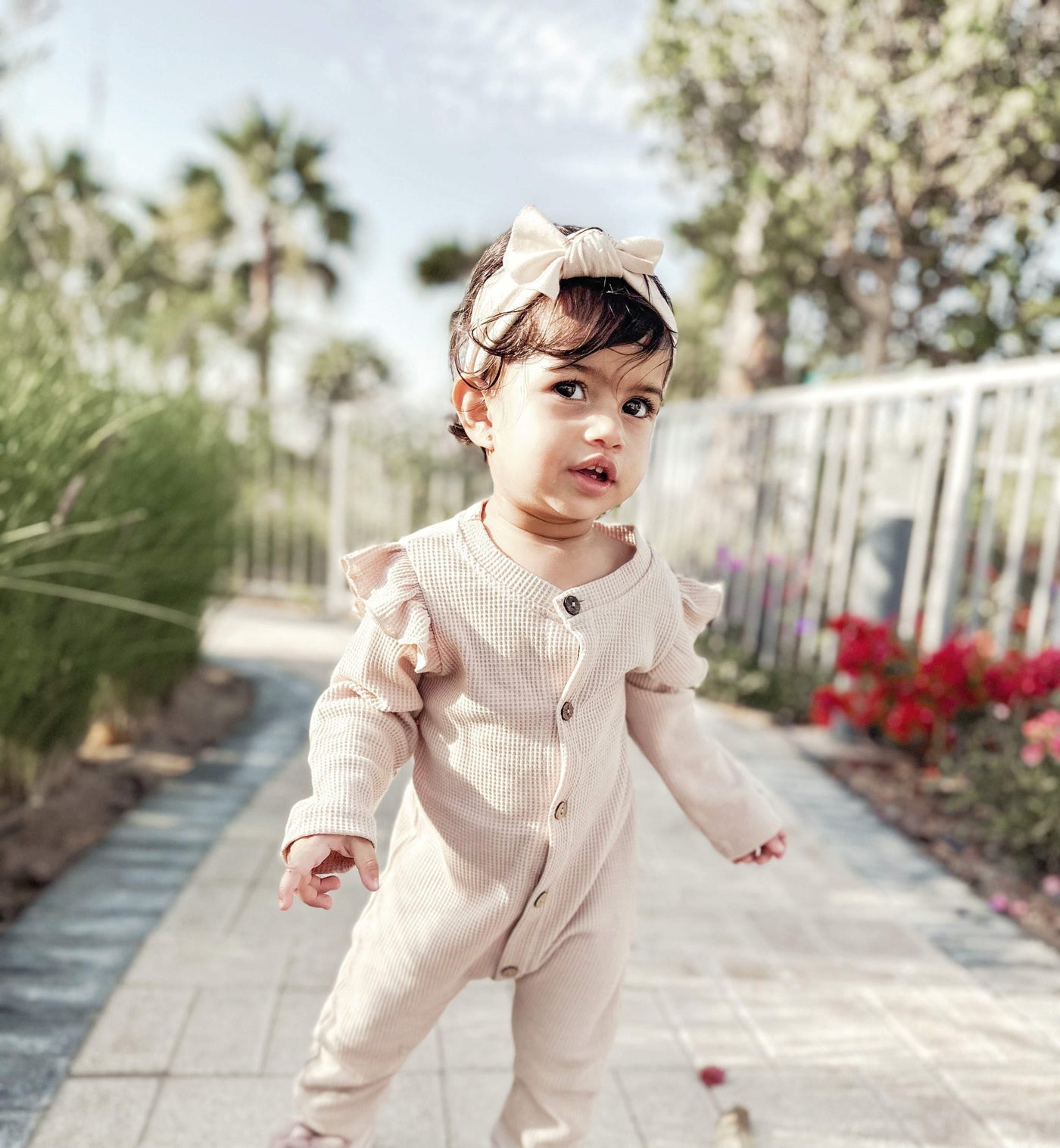 Mia Beige Onesie | Image 1