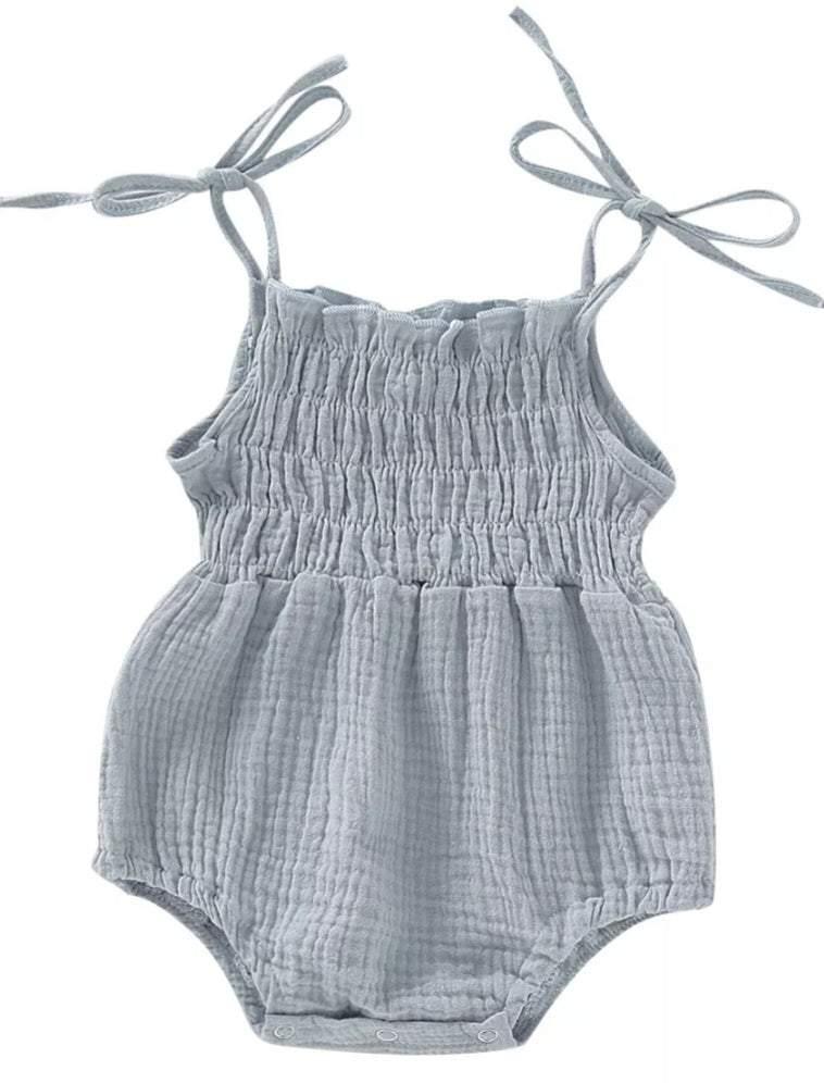 Blue Zoe Rompers