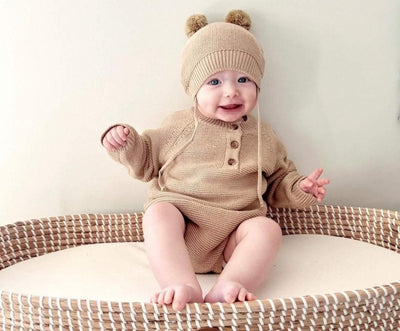 Cream Teddy Romper